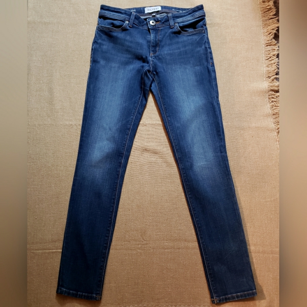 DL1961 Emma Power Legging Blue Denim Skinny Jeans Size 27. - Picture 2 of 10